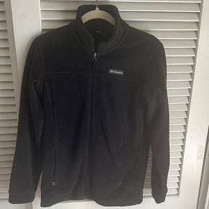Columbia Black Zip-Up Fleece Jacket